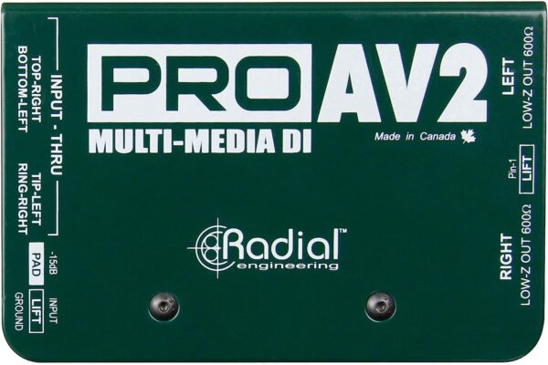 Radial PROAV2 passieve stereo