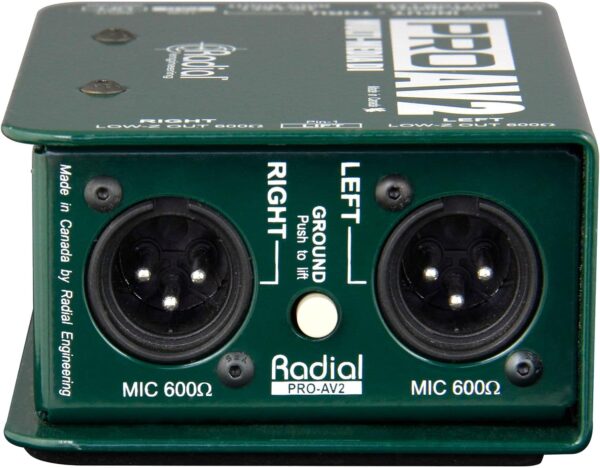 Radial PROAV2 passieve stereo